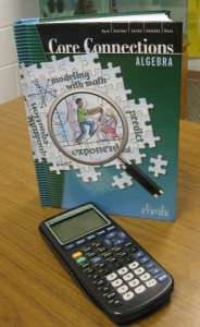  2013 8th & 9th Grade Algebra book and graphing calculator